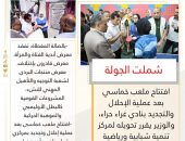 وزير الرياضة ومحافظ الشرقية يتفقدان نادي غار حراء ومراكز شباب ناصر والروضة وعرابي والصالة المغطاة للألعاب الرياضية