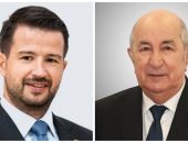 هنأ رئيس جمهورية مونتينيغرو، السيد ياكوف ميلاتوفيتش، رئيس الجمهورية السيد عبد المجيد تبون، بمناسبة إعادة انتخابه رئيساً للجمهورية الجزائرية الديمقراطية الشعبية.