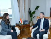 وزير التموين والتجارة الداخلية يبحث مع شركة  مايكروسوفت العالمية سبل التعاون في مجالات التحول الرقمي وتكامل قواعد البيانات.