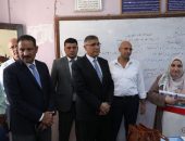 محافظ الجيزة يتابع إنتظام العملية التعليمية بمدارس ناهيا بمركز كرداسة