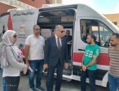 السكرتير العام المساعد يتابع خدمات المبادرة الرئاسية ” بداية جديدة لبناء الإنسان ” بقرية المحمدية