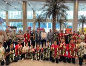 وزارة الشباب والرياضة تستقبل بعثة المنتخب القومي للووشو كونغ فو بعد تحقيق إنجاز عالمي في بطولة العالم