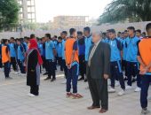 احتفالات محافظة الأقصر بأنتصارات أكتوبر المجيد شهد صباح اليوم الدكتور صفوت جارح وكيل مديرية التربية والتعليم بالأقصر