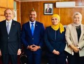 سفيرة جمهورية مصر العربية في زيمبابوي تستقبل وفد شركة المقاولون العرب