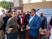 السكرتير العام المساعد يجرى جولة ميدانية لمتابعة خدمات المبادرة الرئاسية ” بداية جديدة لبناء الإنسان ” بمدينة الروضة