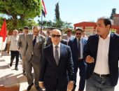 محافظ كفرالشيخ يتفقد ‏مدرسة الشهيد الرائد كريم أبو زامل الثانوية بنات بفوه لمتابعة انتظام سير العملية التعليمية
