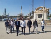 السكرتير العام المساعد يواصل متابعاته لمستجدات وسير العمل  بالمرحلة الأولى من مشروع كوبري الشاملة