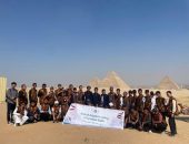 مركز تطوير تعليم الوافدين ينظم رحلة سياحية لطلاب برنامج« المعايشة اللغوية» الإندونيسيين للتعريف بالحضارة المصرية القديمة