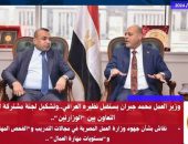 وزير العمل يستقبل نظيره العراقي..وتشكيل لجنة مشتركة لتفعيل التعاون بين “الوزارتين”..