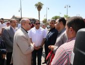 محافظ بني سويف يتفقد بعض الجهود والأنشطة ضمن فعاليات مبادرة “بداية جديدة لبناء الإنسان” للتنمية البشرية