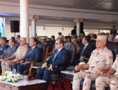 السيد الرئيس عبد الفتاح السيسي رئيس الجمهورية القائد الأعلى للقوات المسلحة يشهد اصطفاف تفتيش حرب الفرقة السادسة المدرعة بقيادة الجيش الثاني الميداني.