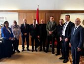 السفير المصرى فى لاهاى يستقبل عدداً من رؤساء وممثلى الاتحادات والجمعيات المصرية