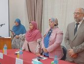 حرب أكتوبر نصرة العزة والكرامة ندوة ثقافية بكلية دراسات بنات دمنهور .