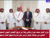 وزير العمل يلتقي وفدًا من فريق الفحص المهني السعودي لتفعيل التعاون في مجالات توفير فرص عمل مُدربة لسوق العمل السعودي..
