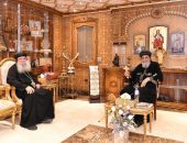 قداسة البابا يستقبل نيافة الأنبا سيداروس