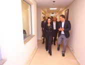 تفقدت الدكتورة مايا مرسي وزيرة التضامن الاجتماعي، ديوان عام الوزارة في العاصمة الإدارية الجديدة لمتابعة سير العمل بمقر الوزارة
