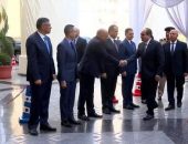 السيد الرئيس عبد الفتاح السيسي رئيس الجمهورية يشهد افتتاح محطة قطارات صعيد مصر في بشتيل بمحافظة الجيزة