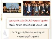 وزير  الشباب ووزير الشؤون النيابية يشهدا الندوة الثقافية احتفالاً بالذكري الـ”٥١” لانتصارات أكتوبر المجيدة