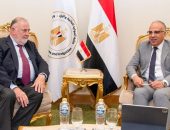 الدكتور سويلم يلتقى رئيس المجلس العالمى للمياه