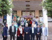 رئيس جامعة الأزهر يشهد احتفالية كلية الصيدلة بنات بالقاهرة بالطالبات المستجدات ويكرم المتفوقات دراسيًّا ويشيد ببرنامج محو الأمية