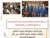 وزير الشباب والرياضة يشهد انطلاق فعاليات مؤتمر تمكين النائبات في ظل الجمهورية الجديدة