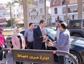 محافظ دمياط يجرى جولة ميدانية بمدينة رأس البر و يتابع سير العمل بالوحدة المحلية ومشروع تطوير المدينة الشبابية