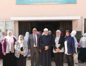 رئيس جامعة الأزهر يتفقد فرع البنات بمدينة نصر ويتابع أعمال تأسيس المدرجات المركزية
