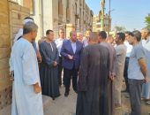 نائب محافظ الجيزة يتفقد الوحدة المحلية لقرية القبابات بمركز أطفيح