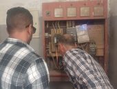 محافظة الجيزة تضبط حالات سرقة للتيار الكهربائي لمنشأت تجارية بالطالبية