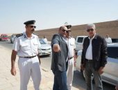 وزير السياحة والآثار يقوم بجولة تفقدية داخل منطقة أهرامات الجيزة