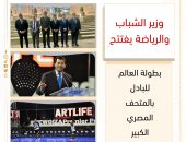 وزير الشباب والرياضة يفتتح بطولة العالم للبادل بالمتحف المصري الكبير
