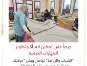 ” الشباب والرياضة ” تواصل ورش “حرفتك مهنتك” علي مستوى المحافظات