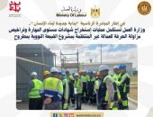 وزارة العمل تستكمل عمليات استخراج شهادات مستوى المهارة وتراخيص مزاولة الحرفة للعمالة غير المنتظمة تمهيدًا لشمولها بالتأمين الصحي بمشروع الضبعة النووية بمطروح