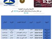 محافظة دمياط تُعلن عن خطة هذا الأسبوع للمبادرة الرئاسية للتنمية البشرية ” بداية جديدة لبناء الإنسان ” بالشراكة مع كافة الجهات
