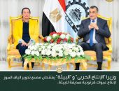 وزيرا “الإنتاج الحربى” و “البيئة” يفتتحان مصنع تدوير ألياف الموز لإنتاج عبوات كرتونية صديقة للبيئة.