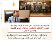 وزير الشباب والرياضة: “معسكر المسيرة منصة لصقل جيل واع ومؤثر يقود التغيير ويرسخ دعائم التنمية المستدامة”