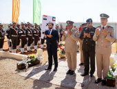 القوات المسلحة تنظم زيارة لوفد من السفارة الكويتية بالقاهرة لمقابر شهداء دولة الكويت خلال حرب أكتوبر بالجيش الثالث الميدانى .