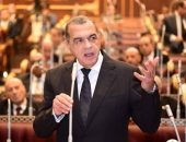 المستشار محمود فوزي، وزير الشئون النيابية والقانونية والتواصل السياسي، يحضر جلسة مجلس الشيوخ، بشأن المشروع المقدم من الحكومة بتجديد العمل بالقانون رقم (79) لسنة 2016 في شأن إنهاء المنازعات الضريبية.