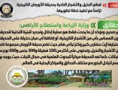 قطع النخيل والأشجار النادرة بحديقة الأورمان التاريخية تزامناً مع تنفيذ خطة تطويرها