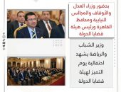وزير الشباب والرياضة يشهد احتفالية يوم التميز لهيئة قضايا الدولة
