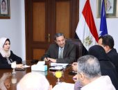 محافظ دمياط يعقد اجتماعًا مع عدد من نواب البرلمان بغرفتيه و معاون وزير الاسكان للمرافق لمتابعة الموقف التنفيذى لمشروعات قطاع مياه الشرب والصرف الصحى