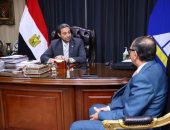 محافظ دمياط يلتقى مع وكيل وزارة المالية رئيس الإدارة المركزية لمنطقة ضرائب دمياط