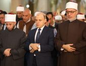 وزير الأوقاف ومفتي الجمهورية ومحافظ كفرالشيخ يؤدون صلاة الجمعة بمسجد العارف بالله إبراهيم الدسوقي احتفالًا بالعيد القومي للمحافظة