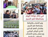 وزير الشباب والرياضة ومحافظ كفر الشيخ يفتتحان المقر الإداري لنادي الرياض الرياضي ويدعمان برامج اكتشاف المواهب الرياضية