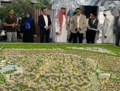 وزير الإسكان يزور مشروع الفرسان بالعاصمة السعودية الرياض الذى تنفذه الشركة الوطنية لخدمات الإسكان