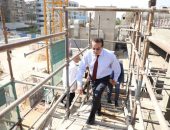 نائب رئيس الوزراء ووزير الصحة يتفقد أعمال إنشاء مبنى الامتداد الرئيسي لمعهد ناصر بسعة 600 سريرا