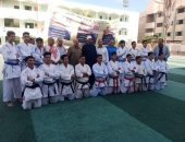 فضيلة الدكتور عبد الناصر شهاوي، رئيس الإدارة المركزية لمنطقة كفر الشيخ الأزهرية، يتابع فعاليات تصفيات المنطقة لبطولة الكاراتية التي تقام بمعهد كفر الشيخ الثانوي بنين