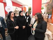 وزيرة التضامن الاجتماعي ووزيرة التنمية الاجتماعية والأسرة في دولة قطر يتفقدان معرض “ديارنا” على هامش المنتدى الحضري العالمي