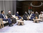 مفتي الجمهورية يشارك في لقاء صاحب السمو الشيخ محمد بن زايد لتعزيز التعاون الديني