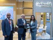وزيرة التنمية المحلية تلتقي وزير الحكم المحلي الفلسطيني وتزور جناح دولة فلسطين بالمنتدي الحضري العالمي